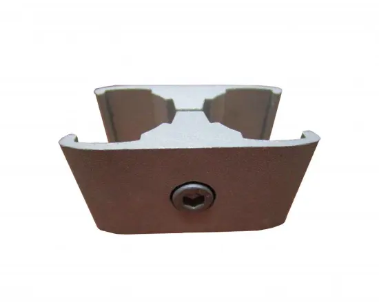 Parallel Aluminum Joint Aluminum Bracket Pipe Connector For Karakuri System