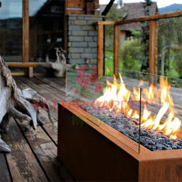Corten Steel Outdoor Gas Fire Pits: Enhancing Your Garden with Stylish and Functional Heating Solutions