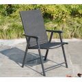 Outdoor Folding Chair Iron Teslin Mesh Garden Chair