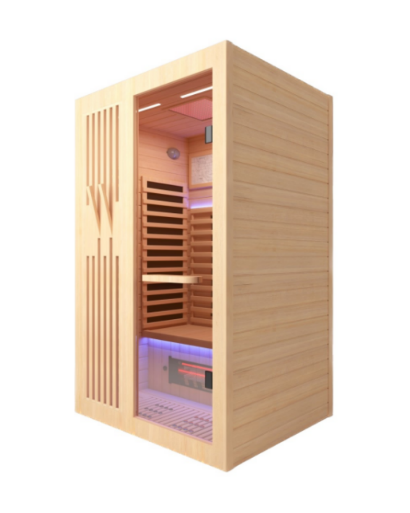Wood Two Person Infrared Sauna
