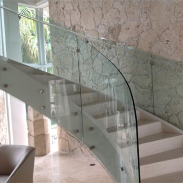 12mm Tempered Laminated Square Glass For Stair Railing