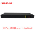 16 Ports 1U Cabinet Charger Quick Charge