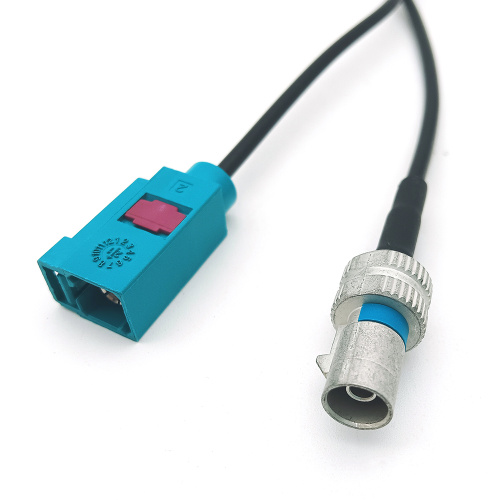 Universal Fakra Female to Waterproof Fakra Male Cable