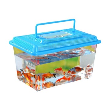 Reptile Breeding Box Turtle Tank Transport Box Transparent Plastic Square Aquariums & Accessories Plastic Terrarium Breed Fish