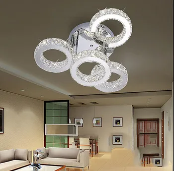 Crystal Hanging LED pendant lamp modern