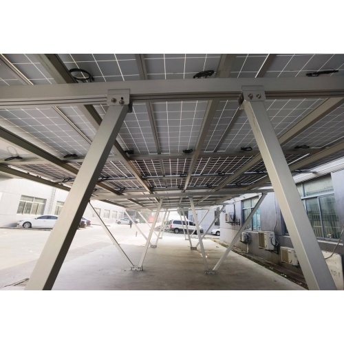 Solar-Powered Car Parking Carport System