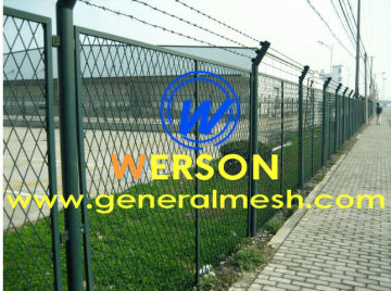 Expanded Metal Security Fencing