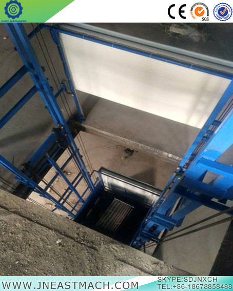 Tabela de elevador da carga da oficina do preço de 5.0t 15m a melhor