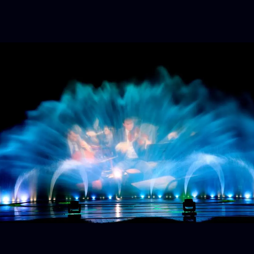 water screen fountain