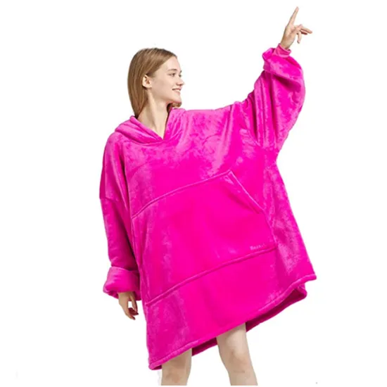Cozy Oversized Hoodie blanket One Size Sherpa Comfortable Hoodie for All sweatshirt custom hooded blankets