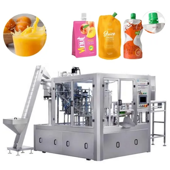 Affordable Automatic Fruit Yogurt Drink Pouch Packaging Machine with Spout