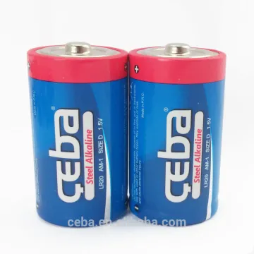 Excellent Primary Zn-MnO2 Battery D Size lr20 1.5v battery