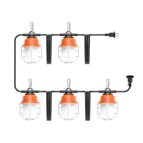 YouLumi Factory IP65 Waterproof Industrial String Lights (60W/100W) for Office and Hotel