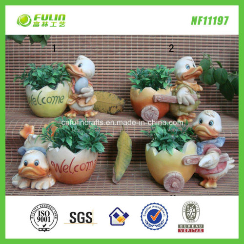 2014 productos estrella 5,71" Adorable Mini patos maceta (NF11197)