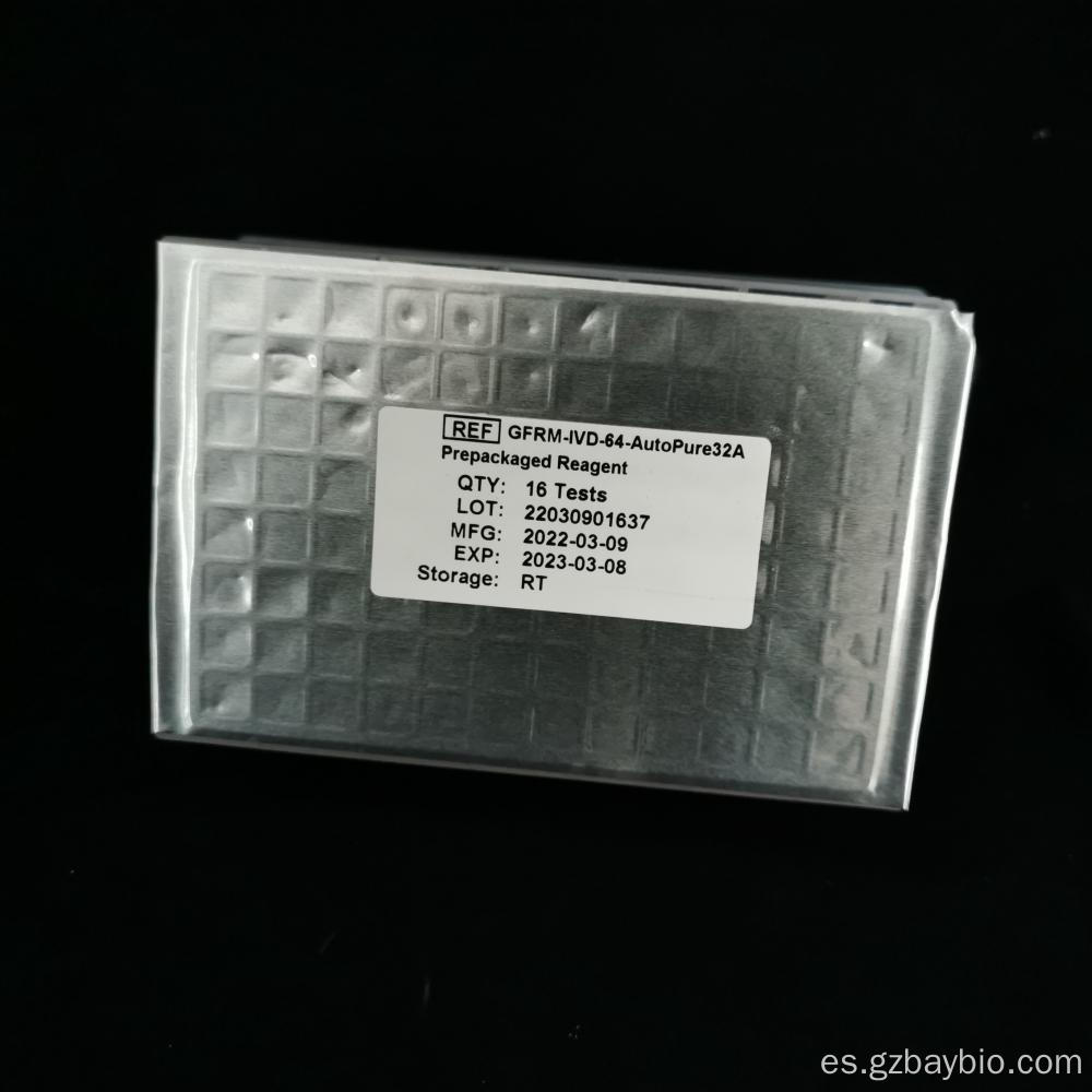 Kit de reactivo de extracción de ácido nucleico 64T