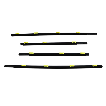 Chrome Black Window Weatherstrip for Honda CRV 2012-2016
