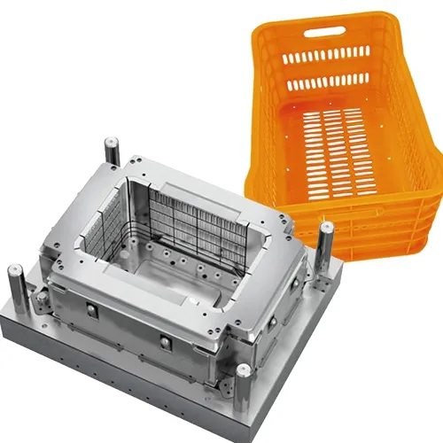 Injection plastic vegetable crate mould