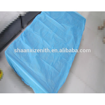 Waterproof Disposable Waterproof Disposable Nonwoven Bed Sheet/Cover (PP+PE) for Hospital