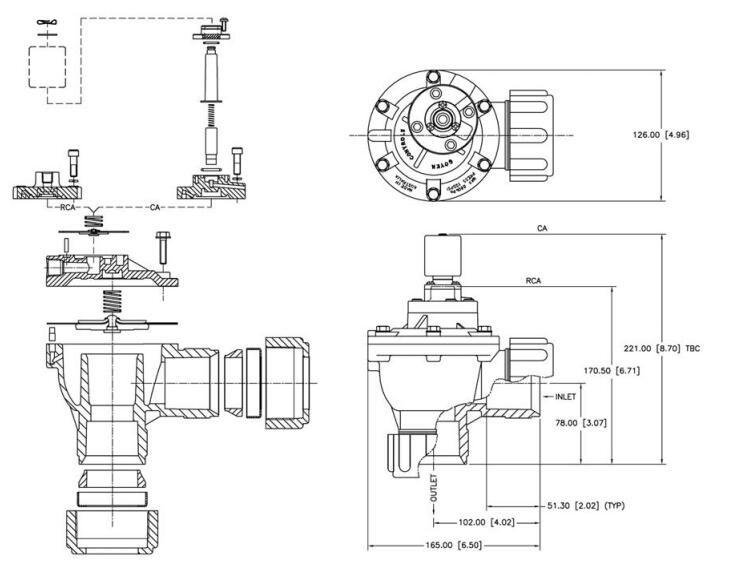 CA45DD DIMENSIONS