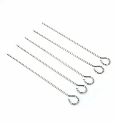 BBQ Poultry Roast Goose Needle12-Inch Long Stainless Steel Skewers