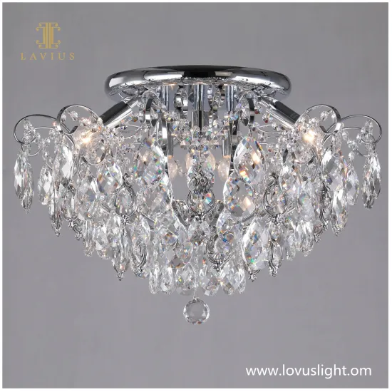 2022 light luxury modern crystal k9 villa chandelier Light luxury living room bedroom decoration chandelier