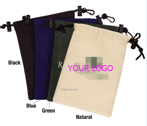 Nylon Drawstring Pouches With Safelock