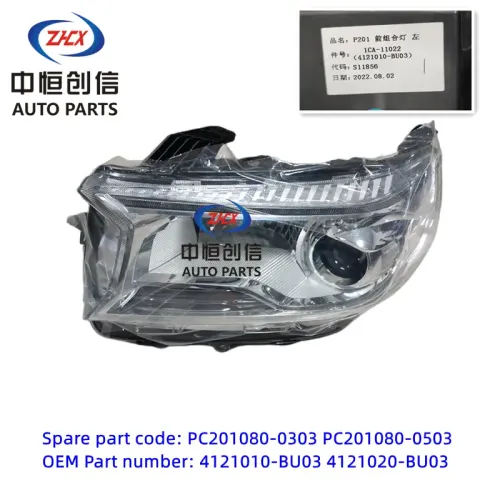 Hlavní lampa pro Changan Kaicheng F70 Hunter