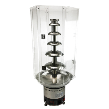 Industrial Chocolate Fountain Acrylic Cover - 6 Layer Beautiful Appearance