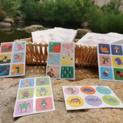 Kids Cartoons stickers mosquito repellent patch sticker with 6 patch