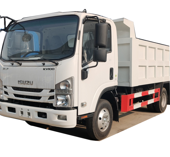 ISUZU 190hp 7T tipper truck lifting box truck