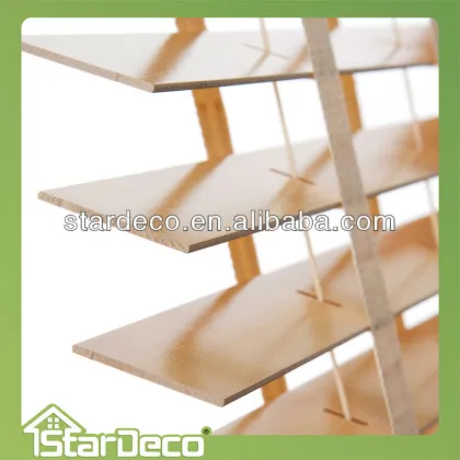 Primitive simplicity 3.5cm office bamboo window blinds