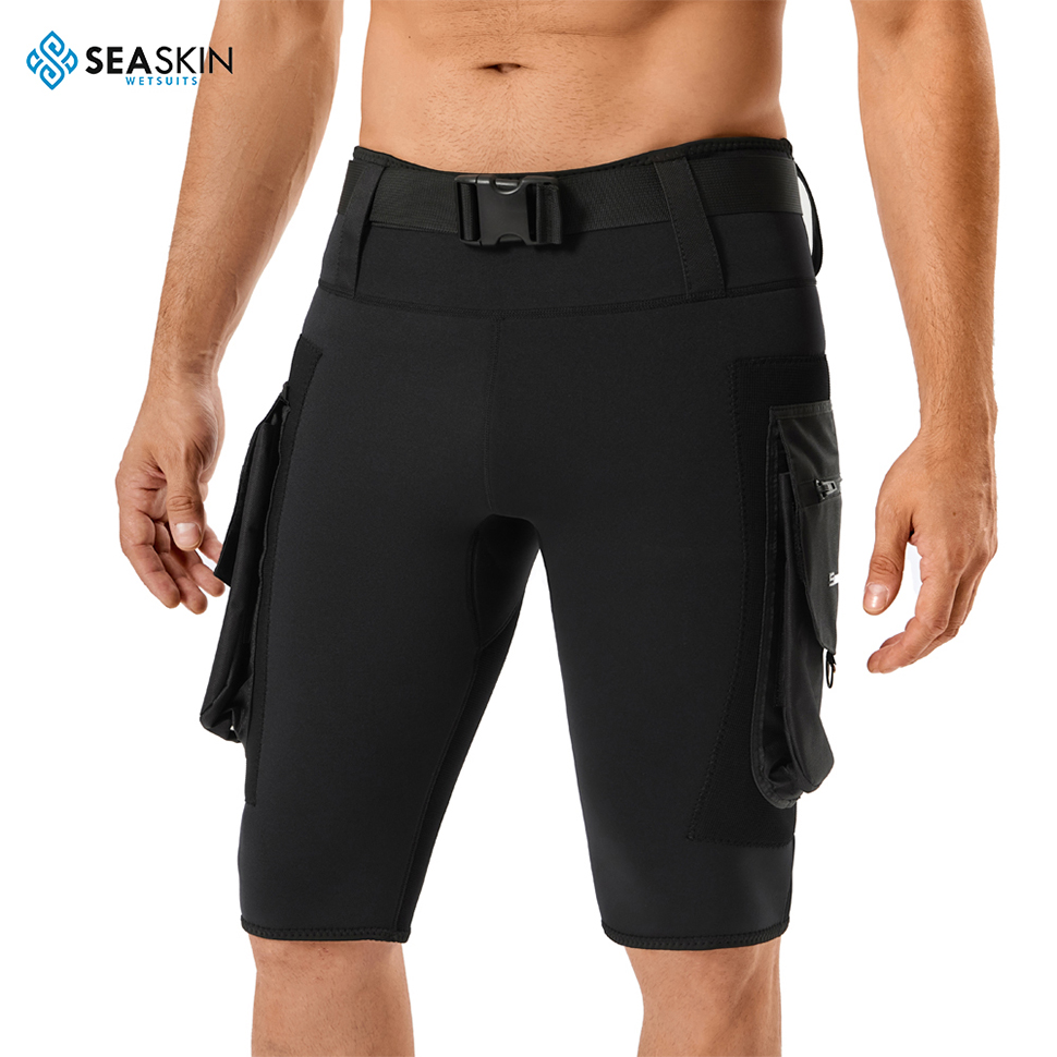 Seaskin 2mm Neoprene Surfing Shorts para homens