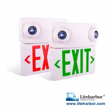 ABS LED or Incandescent Exit & Emergency Light Combo
