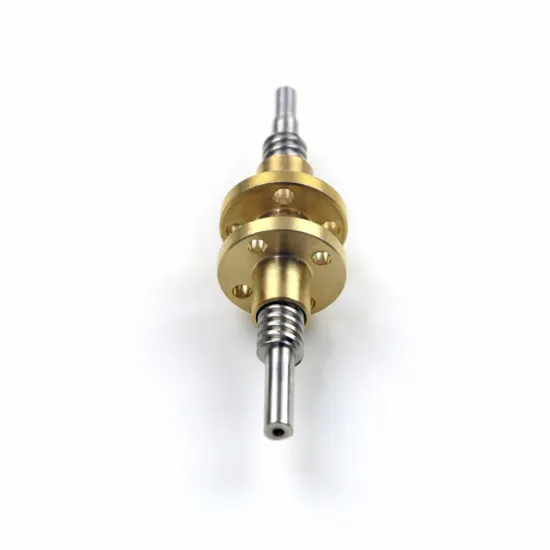 Trapezoidal Lead Screw Tr8x4 with double Brass Nut
