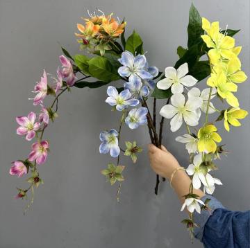3D Printed Artificial Touch Jasmine Flowers for Factory Supply