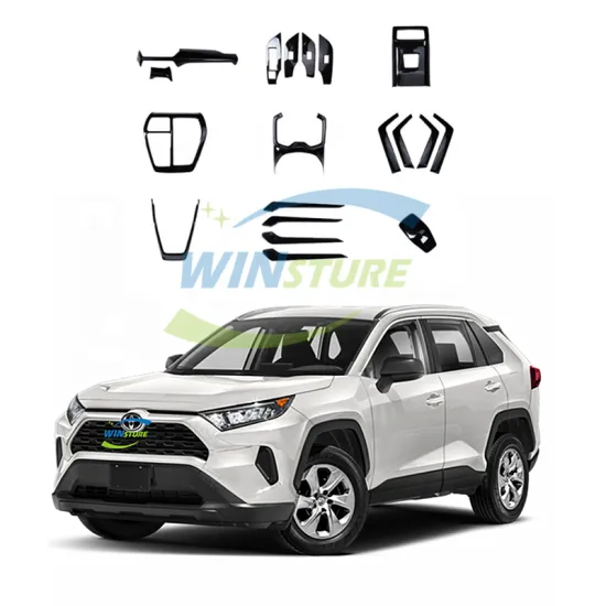 High-Quality Car Dashboard Cover: Walnut Overlay for Toyota RAV4 - Comprehensive Protection Kit (19pcs/set)