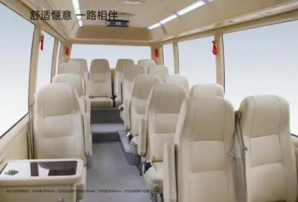 Pure electric business bus