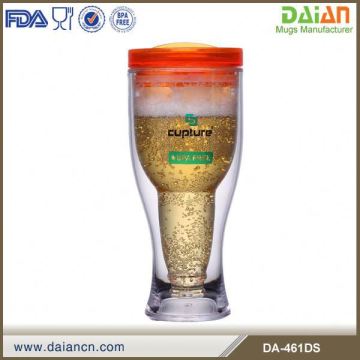 14 oz beer bottles double wall plastic