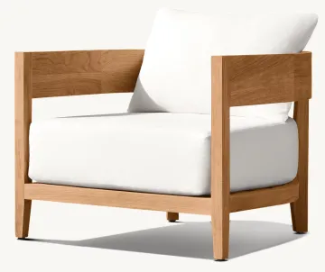 Teak Wood Sofa Set Designs for Luxury Hotel Outdoor Furniture