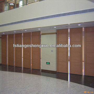 Aluminum sliding wall partitions track