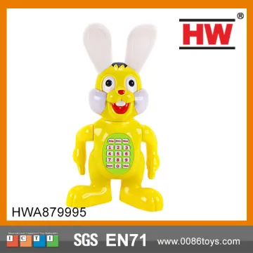 Educational Plastic Rabbit Baby Early Learning Toy