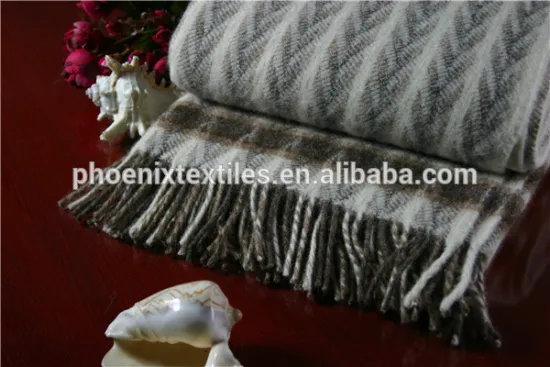 NO.1 factory trendy pure 100% wool blanket