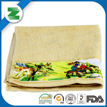 Latest quickly-dry custom travel printed hand towel