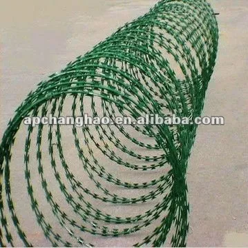 Concertina Razor wire of BTO22 blade type
