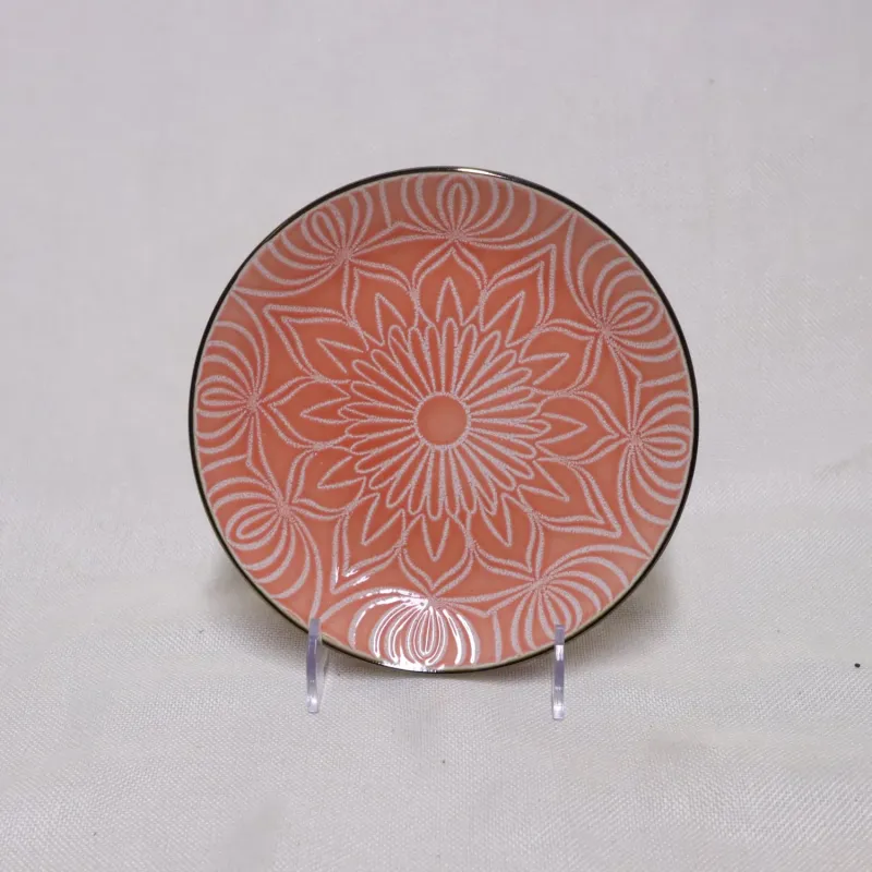 Orange Glaze Stoneware Dinner Set