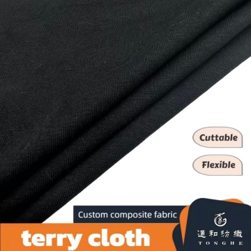 Tejido de felpa de algodón y spandex que no daña la piel