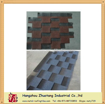 Colorful Goethic regular shape 2-tab shape asphalt roofing shingles