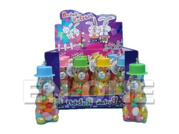 jelly bean candy in mouse bottle