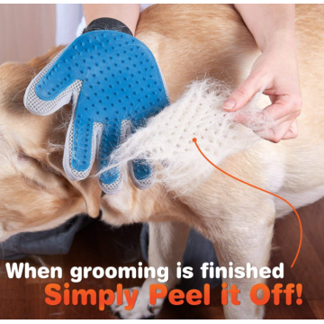 Enhanced Five Finger Pet Grooming Glove