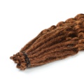 Lebendiges Rotbraun, matt, 30 Dreadlocks